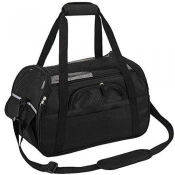 HAPPY HACHI Transportin para Perros Portador Gatos Mascota Bolsa Malla Transpirable para Viaje Bolso Hombro