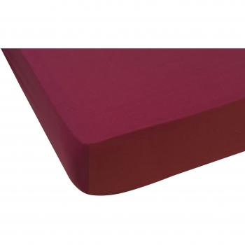 Nuit de France 330899 60/120 sábana Bajera 57 Hilos Gorro 22 C algodón Ciruela, 100% algodón, Ciruela, 120 X 60 X 0,5 CM