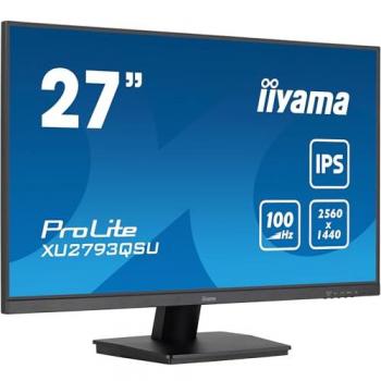 Monitor LED IIYAMA ProLite XU2793QSU-B7 27 QHD 2560x1440 IPS 100Hz 1ms AdaptiveSync HDMI DP 2xUSB