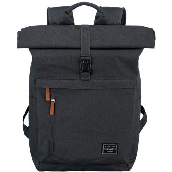 Travelite Basics Roll-Up Backpack 35L Anthracite with Laptop Compartment
