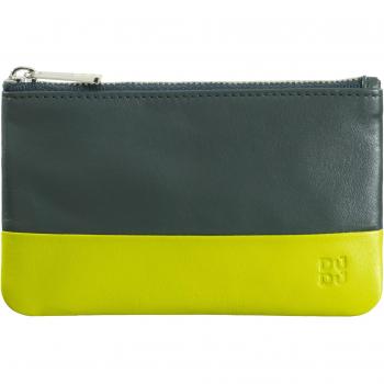 Llavero de piel Dudu con cremallera - Bolso de cuero colorido unisex con tamaño para llaves