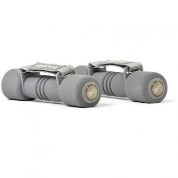 Reebok Softgrip - Pesas de 1 kg para fitness, color gris