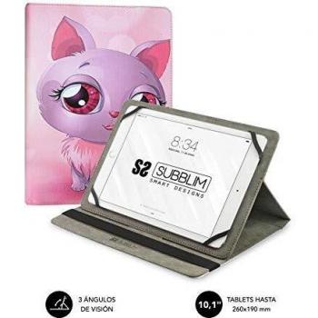 SUBBLIM Funda Tablet 11 Universal Trendy Case - Compatible con Todas Las Tablet del Mercado de hasta 11 - Posición Stand con 3 ángulos de visión - Multicolor
