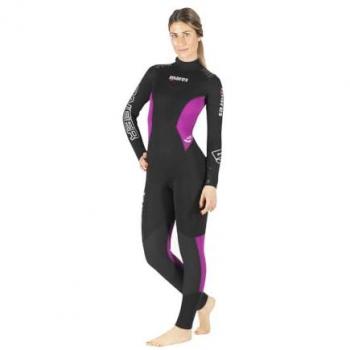 Traje de neopreno Mares Pioneer 5 mm para mujer en color negro y rosa