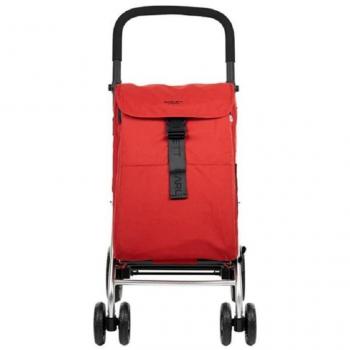 Carlett Carro de la compra plegable 4 ruedas con freno Classic Family - Capacidad de 64 Litros, diseño clásico, estructura plegable para fácil almacenamiento, cuatro ruedas para mayor movilidad y freno para estabilidad