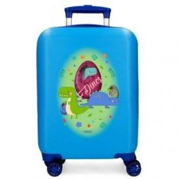 Maleta de cabina Movom Dinos ABS Rígida Azul 50 cm