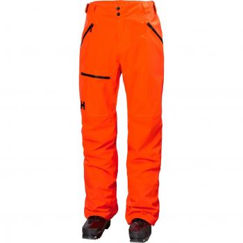 Helly Hansen Men's Sogn Insulated Cargo Ski Pants - Neon Orange - Size: Extra Large