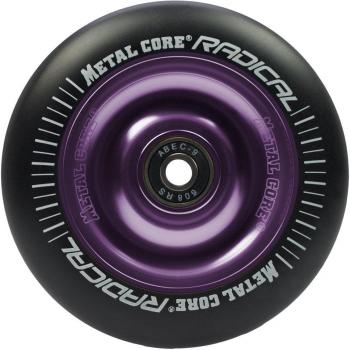 Bestial Wolf Metal Core Rueda Radical Black para Scooter Freestyle, Diámetro 110 mm