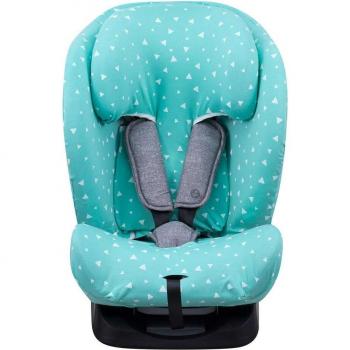 Funda para Silla de Coche Jyoko Compatible con Maxi Cosi - Bébé Confort Titan Nomad Mint Sparkles