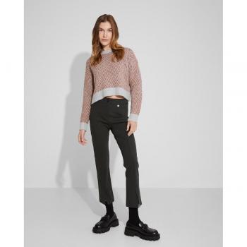 Pantalón recto de mujer Naëlle con nervio central