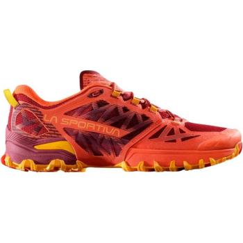La Sportiva - Zapatillas de trail running para hombre Bushido III, color naranja y rojo, talla 42.5 EUR
