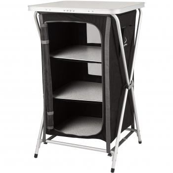 KG KitGarden - Armario Camping Plegable, 60x52x88 cm, Negro, Cabinet Camping