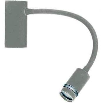 Luz de Lectura LED Kepler 1 Foco con Brazo Flexible, Calidez Blanca 3000K, Diseño Moderno