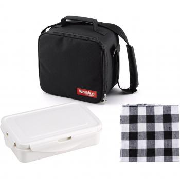 Bergner Cube Porta Alimentos de poliéster, 23 x 22 x 13,5 cm, Tela