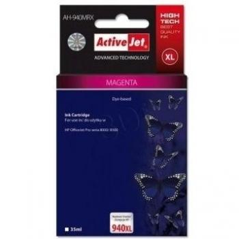 ActiveJet AH-940MRX - Cartucho de tinta, reemplazo para HP C4908AE no. 940XL, color magenta