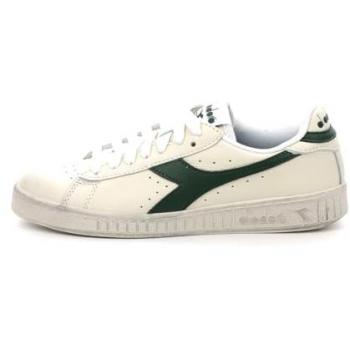 Diadora Game L Low Waxed Unisex Sneakers - White/Green