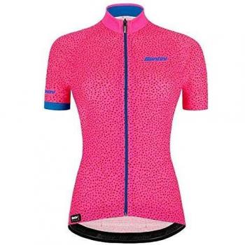 Santini Womens Giada Hip Jersey Camiseta de Trineo, Mujer, Rosa, Extra-Large