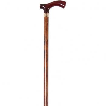 Muletilla de Haya con Empuñadura de Plástico Imitación Nácar y Base de Goma Modelo R-85