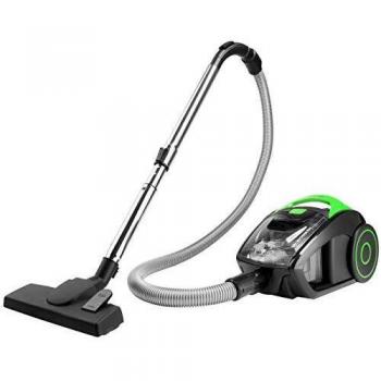 Aspiradora Multiciclón Verde 900W Sin Bolsa con Filtro HEPA y Capacidad de 1.5L