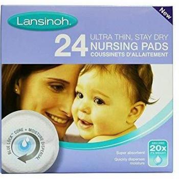 12 x Lansinoh Ultra Thin, Stay Dry 24 Nursing Pads