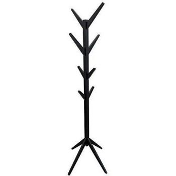 Perchero Árbol de Madera Natural - 178 cm - Negro