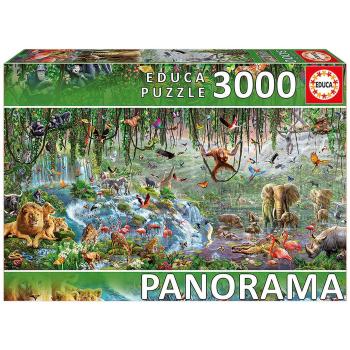 Educa Borrás - Puzzle 3.000 Piezas VIDA SALVAJE PANORAMA