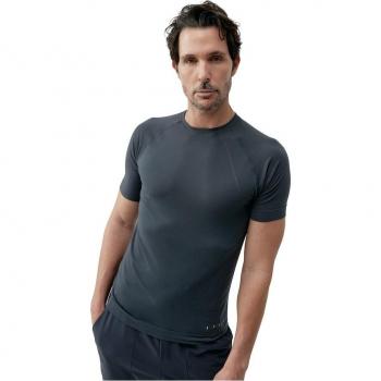 Camiseta de hombre Nyong Born Living Yoga - Gris M, corta de manga