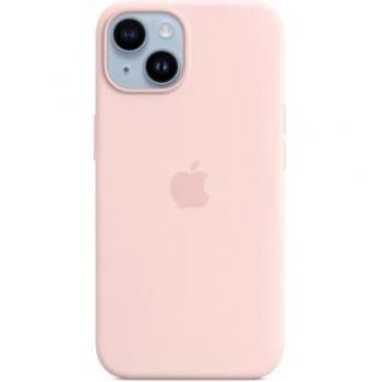 Apple Silicone Case with MagSafe for iPhone 14 - Chalk Pink