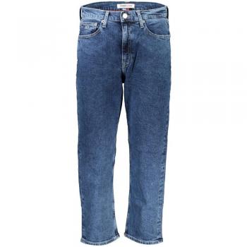 Harper Embroidered Blue Cotton Straight Jeans - Women's Size W29 L28