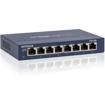 NETGEAR 8-Port Fast Ethernet 10/100 Unmanaged Switch