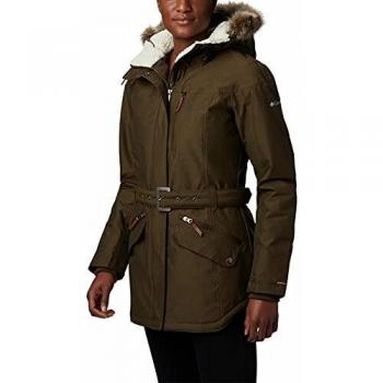 Columbia Carson Pass II Chaqueta Impermeable, Mujer, Verde