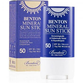Benton Mineral Sun Stick SPF50 PA++++ - Lightweight and Easy Application, 15g