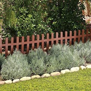 Catral 49010008 - Pack 5 mini vallas clickfence lop 40x40cm marron