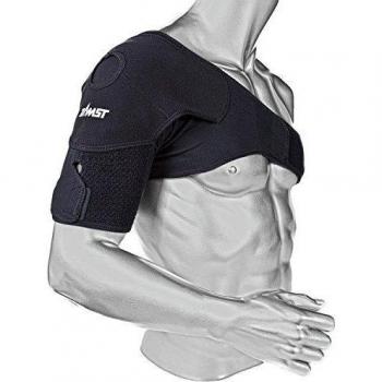 Zamst Shoulder Wrap - Protección de hombro, tamaño L, color negro