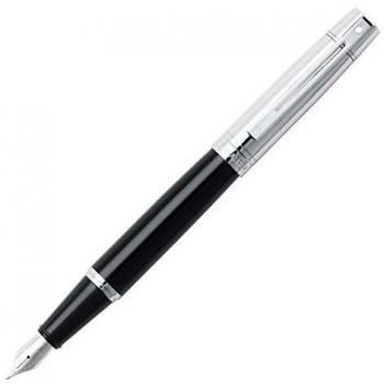 Sheaffer E0931453 - Pluma estilográfica con grosor medio, color negro brillante