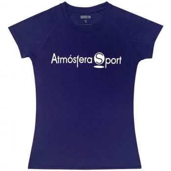 Camiseta técnica entallada para mujer color morado