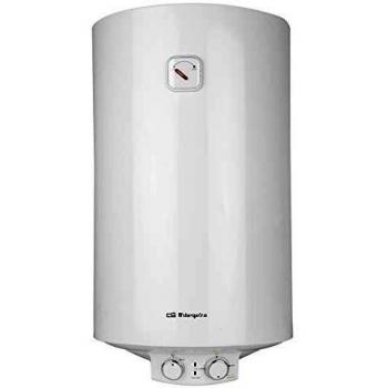 Termo Eléctrico Vertical Orbegozo TRM 104, Capacidad de 100 Litros, Color Blanco, Potencia de 1500 W