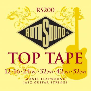 Rotosound Monel Flatwound Medium Gauge Electric Guitar Strings