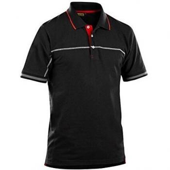 Blakläder Two-Tone Polo Shirt Service Plus, Black/Red, Unisex Size 2XL