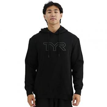 Sudadera con capucha TYR Ultrasoft Big Logo Tech negro blanco - S