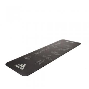 adidas ADMT-12237 Colchoneta de Estiramiento, Negro, Única