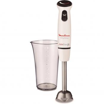Moulinex Infiny Force Sin Acc BATIDORA DE Mano DD860110 SIN Accesorios, 750 W, 20 Velocidades, Blanco