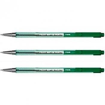Bolígrafo retráctil Pilot BPS-Matic Punta Fina 0,7 mm Verde