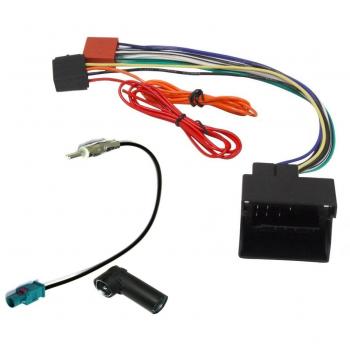 AERZETIX: Adaptador con ISO cables enchufes y antena para autoradio C2618C2830C1871