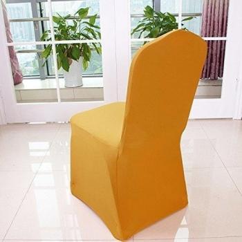 rybyte (TM) funda de silla elástica Pure elastano corto comedor se puede lavar a máquina. Nueva restaurante banquete de bodas Decoración Hotel qa053-sz