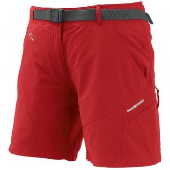 TRANGO PC006192 Pantalones Cortos, Mujer, Rojo