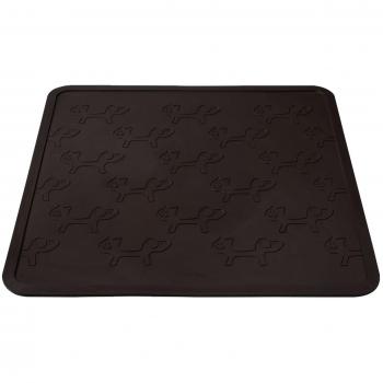 United Pets - Alfombrilla Mustafá 44,5 x 44,5 cm negro
