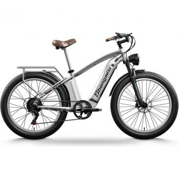 Bicicleta eléctrica de montaña Shengmilo 1000W con batería Samsung 48V 17.5Ah para adultos y hombres, modelo 26 negro