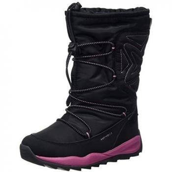 Geox J Orizont B Girl ABX, Botas de Nieve Niños, Negro