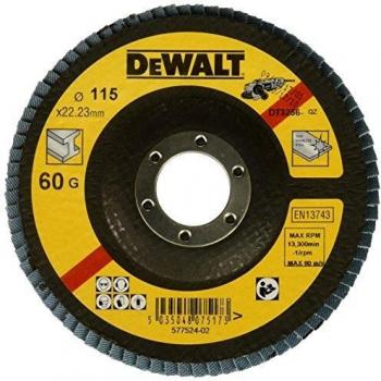 DeWalt DT3256-QZ DT3256-QZ-Disco de láminas Ø115mm, Grano 60-Cóncavo, 0 W, 0 V